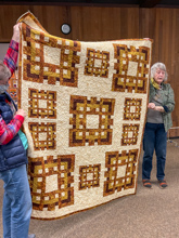 The Quilters: Sandy B. - Log Cabin Quilt